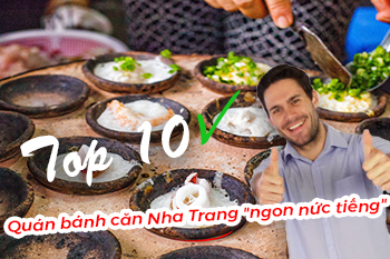 10 quán bánh căn Nha Trang nổi tiếng "ngon nức nở"