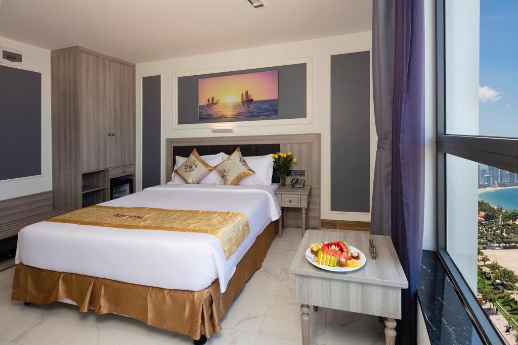 Phòng Deluxe Giường Đôi Nhìn Ra Biển