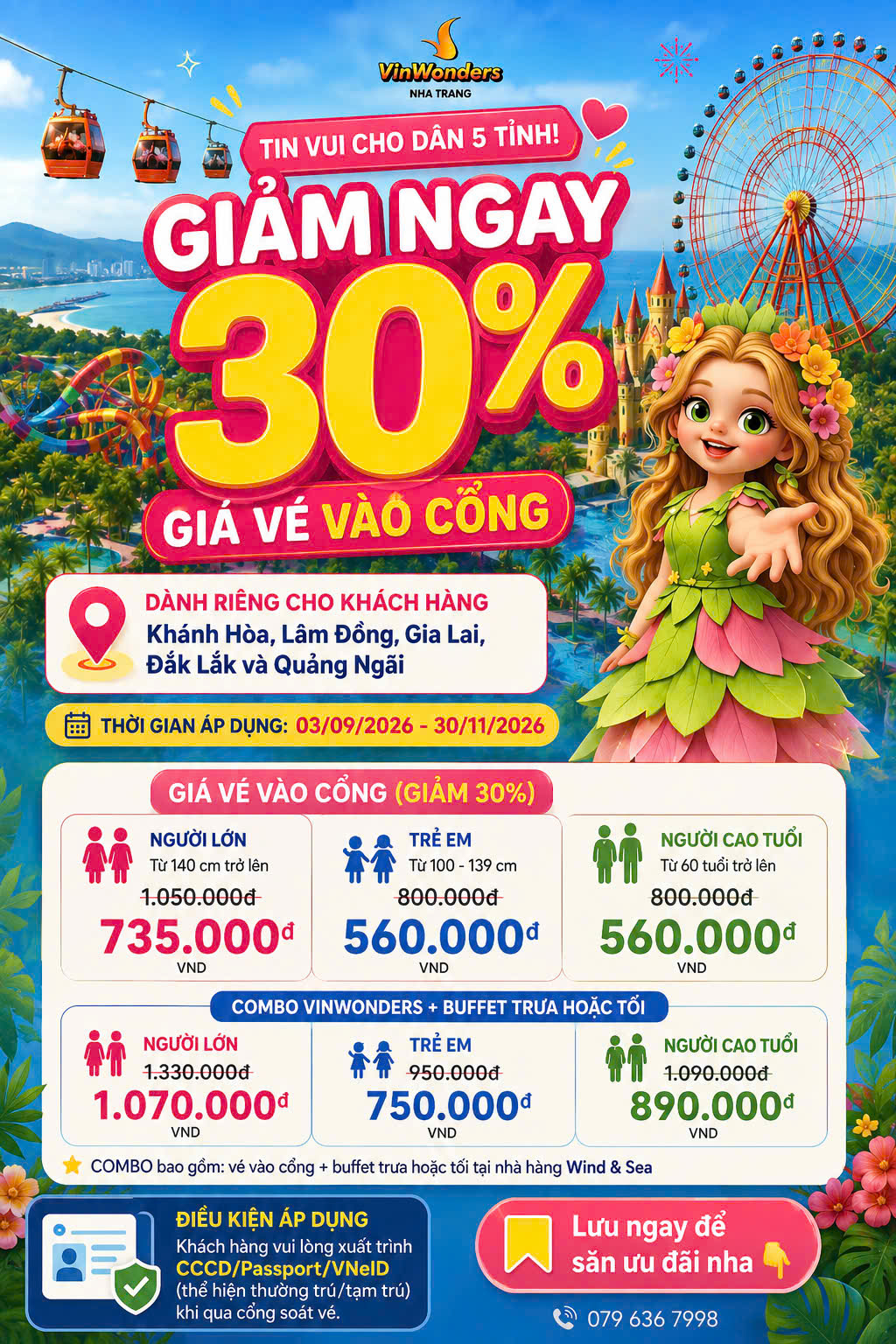 Vé Vinwonders Nha Trang